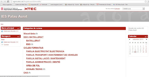 Moodle INS Palau Ausit
