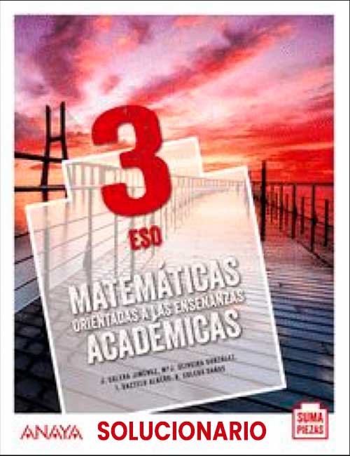 solucionario matematicas anaya 3 eso